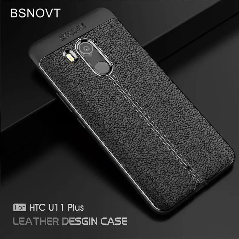 

BSNOVT For HTC U11 Plus Cover Shockproof Luxury Leather TPU Case For HTC U11 Plus Phone Funda For HTC U11 Plus Fundas 6.0