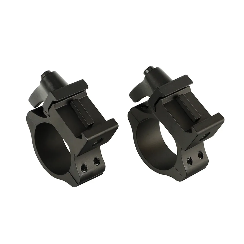 Polegada de Baixo Perfil Médio Liberação Rápida Picatinny Weaver Escopo Anéis Caça Tático Riflescope Monta Acessórios 25.4mm 1 Aço 13 caça tático riflescope monta acessórios
