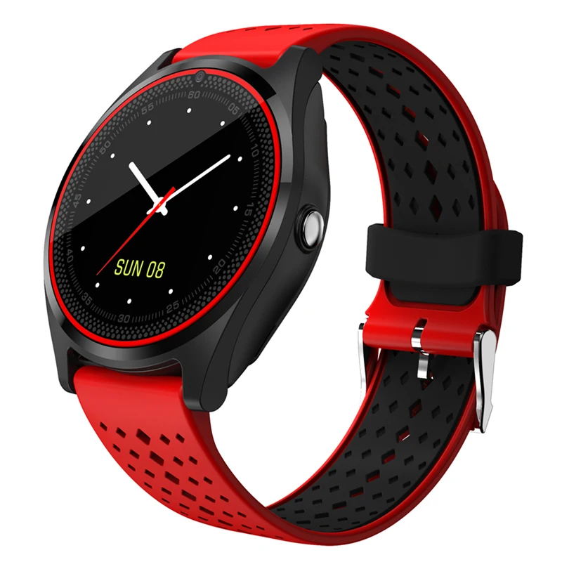 Bluetooth Смарт-часы V9 с поддержкой sim-карты, 2G, камера, умные часы, шагомер, MP3, музыкальные часы, мужские и женские наручные часы для Android IOS