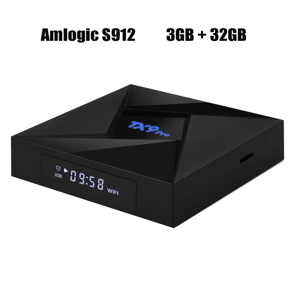 RUIJIE TX9 Pro Android 7 1 ТВ бокс Amlogic S912 Восьмиядерный смарт 3 Гб 32 г Bluetooth 4 1000 м LAN WiFi