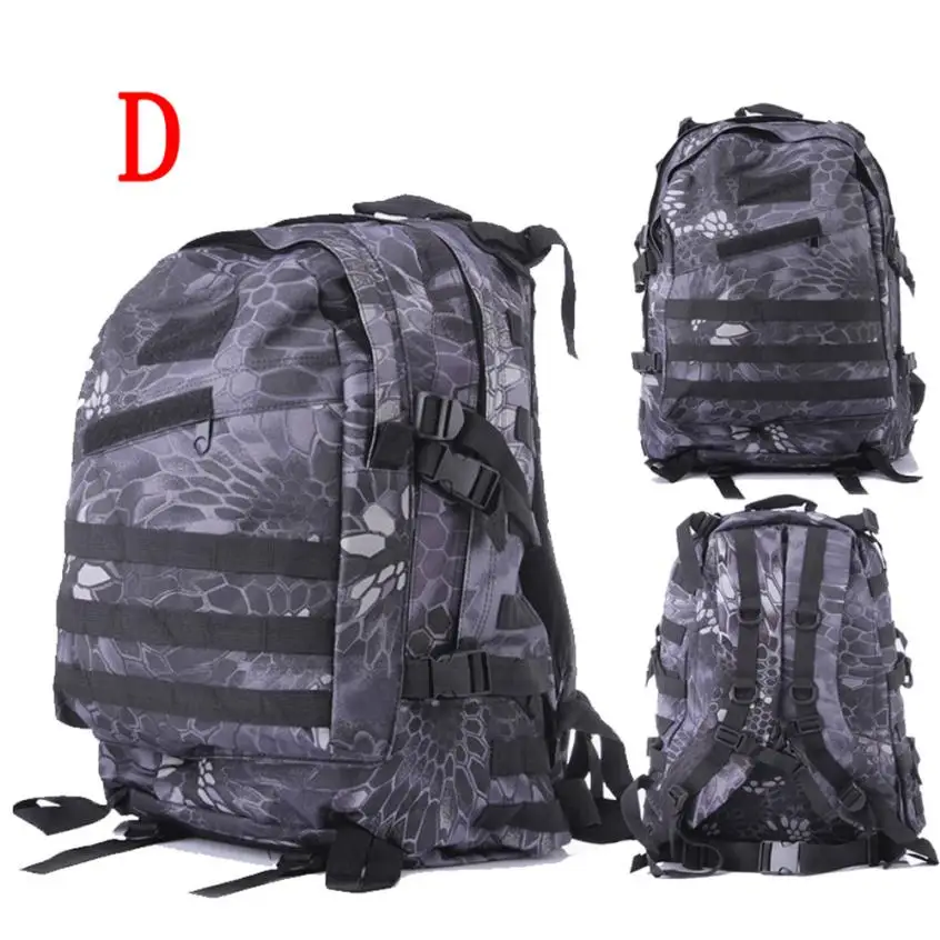Уличный спортивный военный тактический рюкзак для альпинизма, походов, путешествий, на открытом воздухе, сумка 0723 - Цвет: D