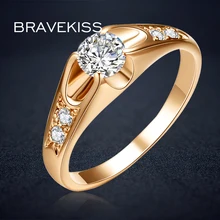 BRAVEKISS винтажные обручальные кольца обручальное кольцо для женщин accent cz обручальные кольца с камнями bague mujer moda драгоценность BJR0064A