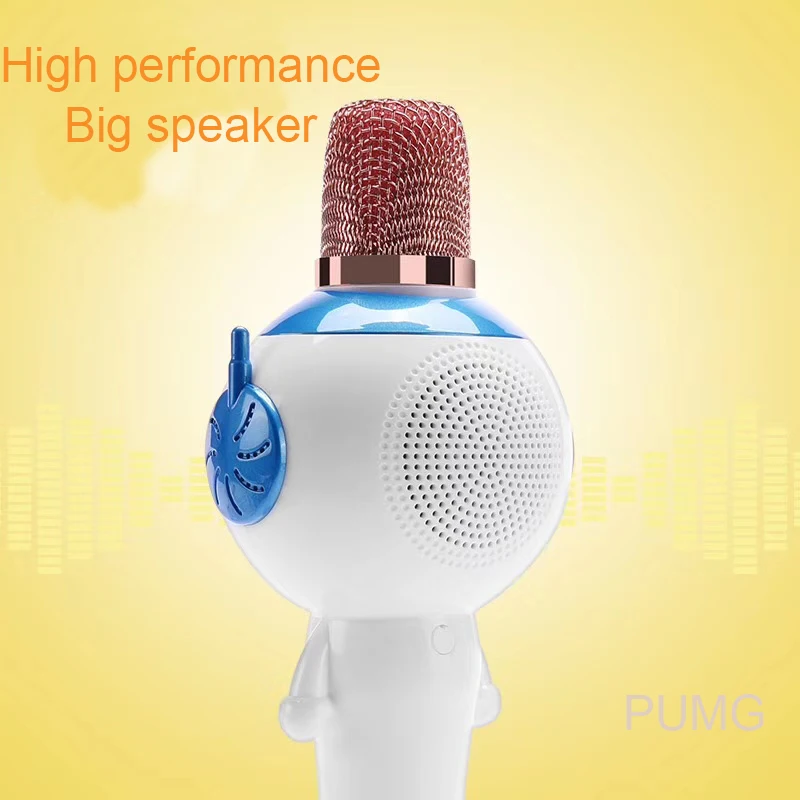 Детский конденсаторный микрофон Поддержка bluetooth изменение звука TF Профессиональная студия детская игрушка караоке-микрофоны для записи музыки