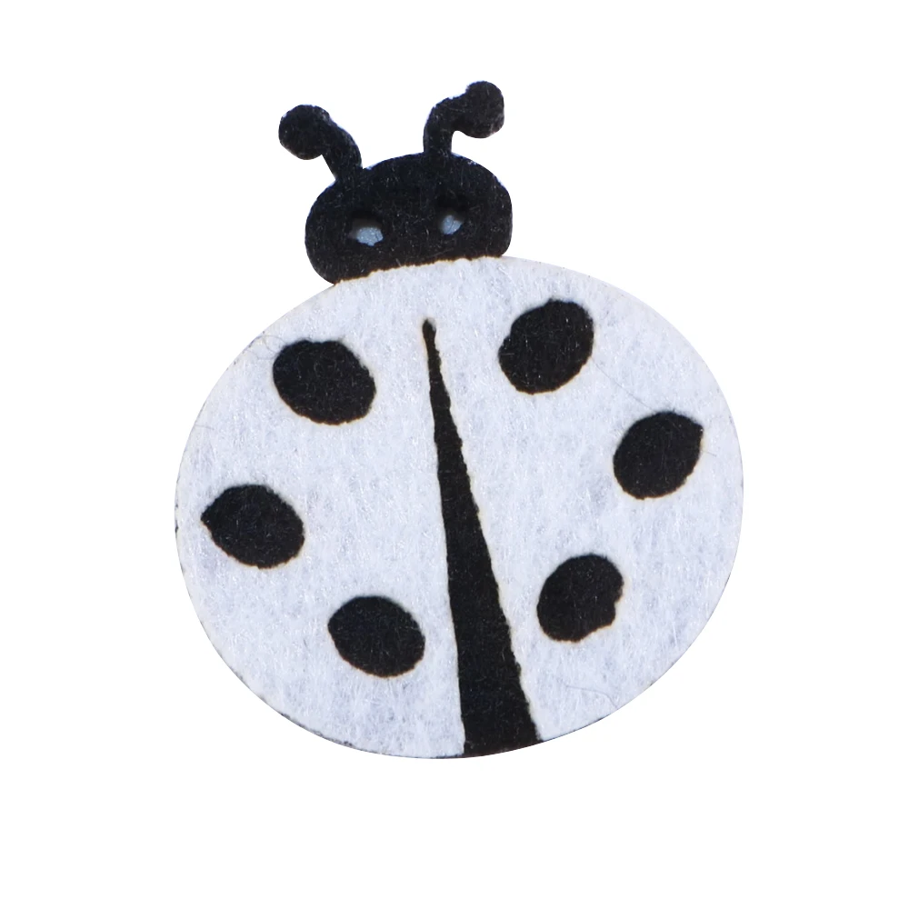 David accessories ladybug cherry snowman Christmas tree non-woven patch,DIY Halloween Decoration gift wrap,20Yc4261 - Цвет: 1069105001