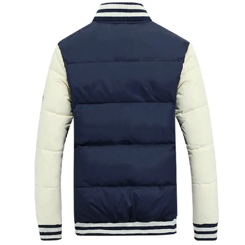 2018 Men 50% White Duck Down Jacket Winter Baseball Collar Male Parka Jacket Coat Man Brand Clothing Muls High Quality Outerwear 02