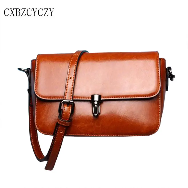 Real Leather Mini Crossbody Bag