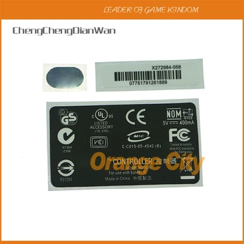 

ChengChengDianWan 200sets/lot Back stickers Lable Seals Replacement for xbox360 xbox 360 wired controller