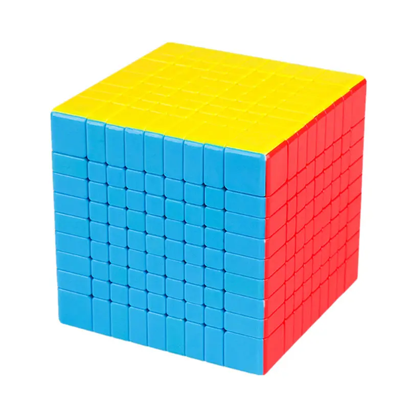 Moyu Mofang класскубик рубика профессиональный волшебный куб 9 слоев куб черный/белый/без наклеек 9x9x9 куб пазл игрушки для детей Детские игрушки кубик головоломка