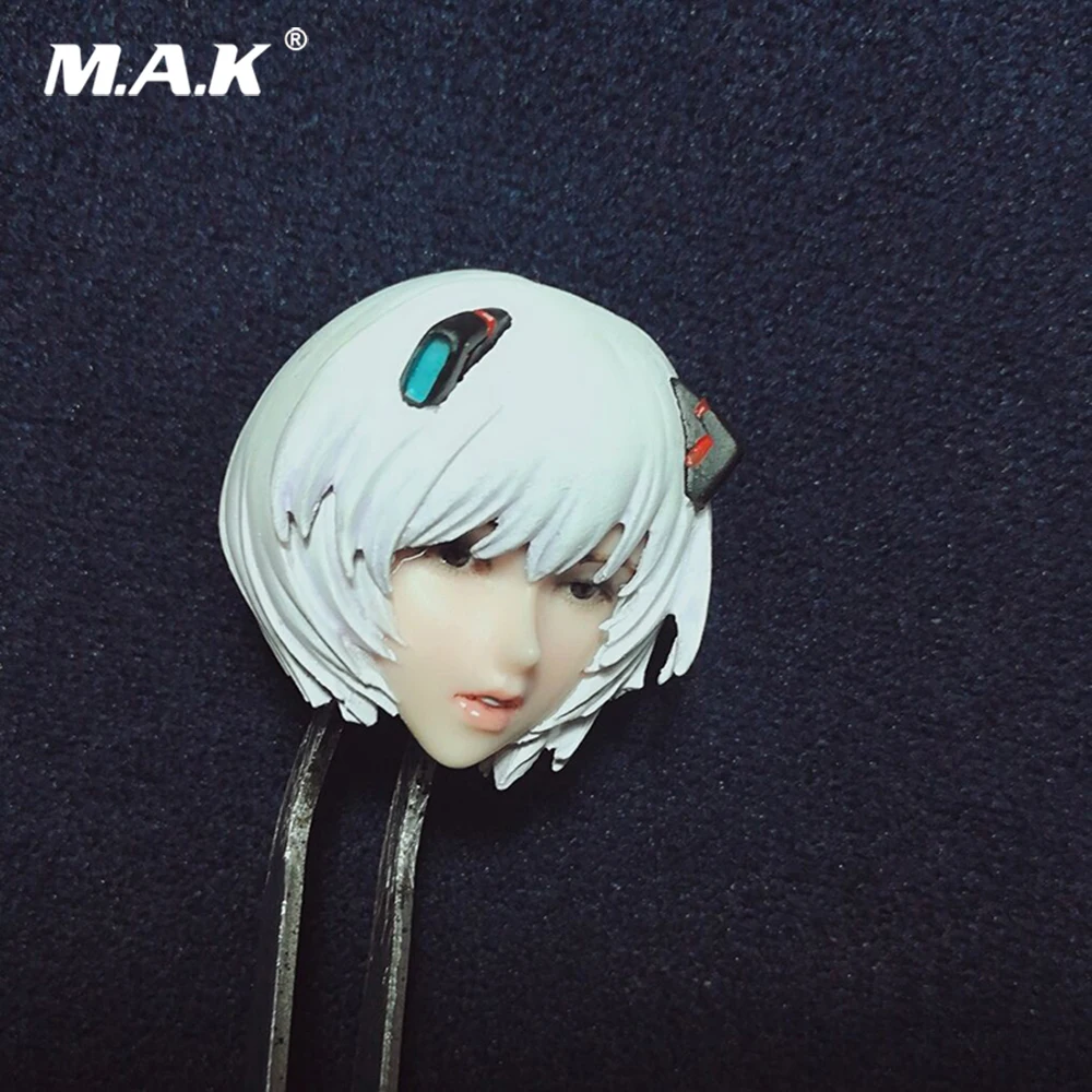 1:8 весы женской фигуры аксессуар голова резьба Ayanami Rei и девочек с рисунком в стиле