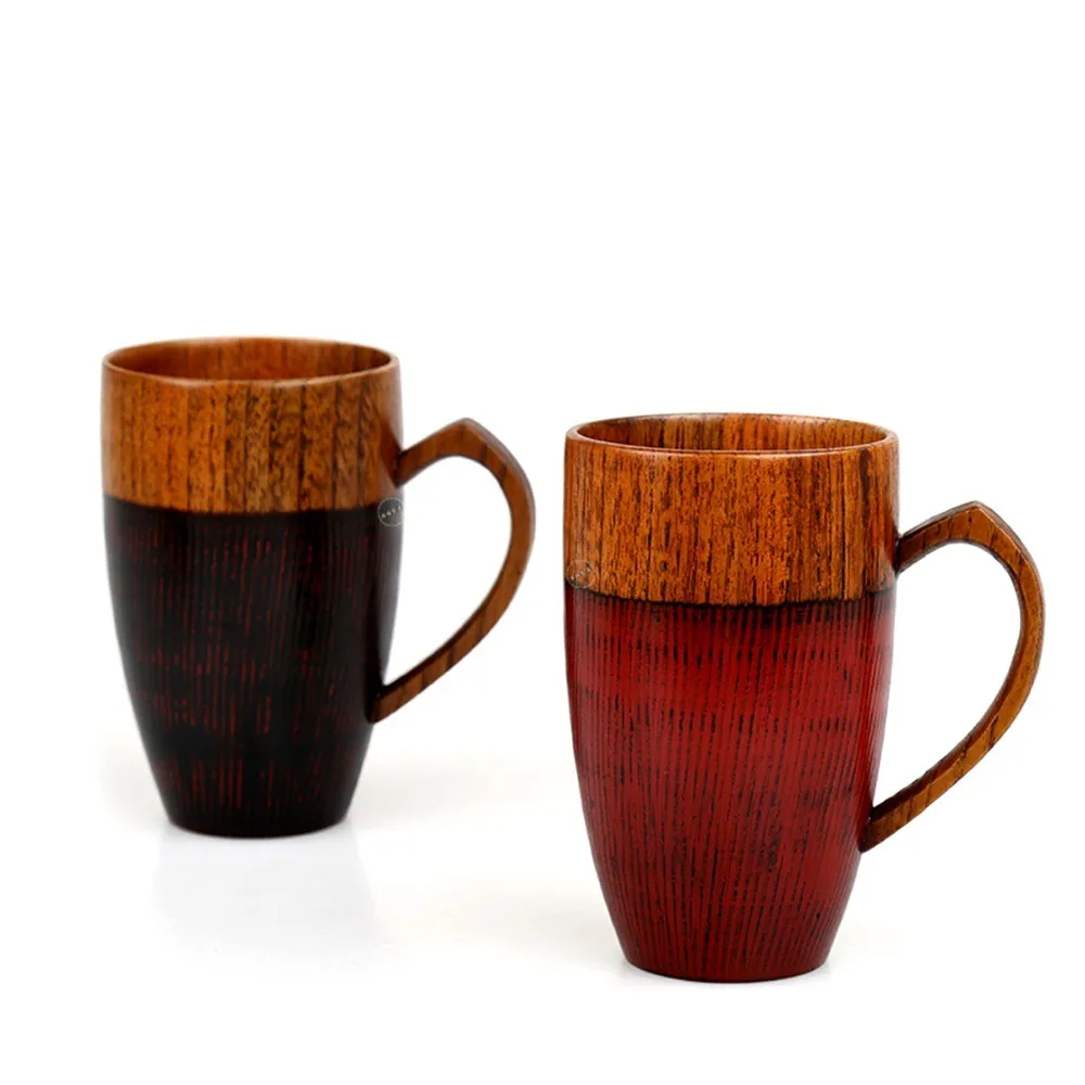 350ml-Japanese-Style-Heart-Shape-Handle-Wooden-Black-Red-Beer-Cup-Coffee-Milk-Mug-Natural-Handmade (2)
