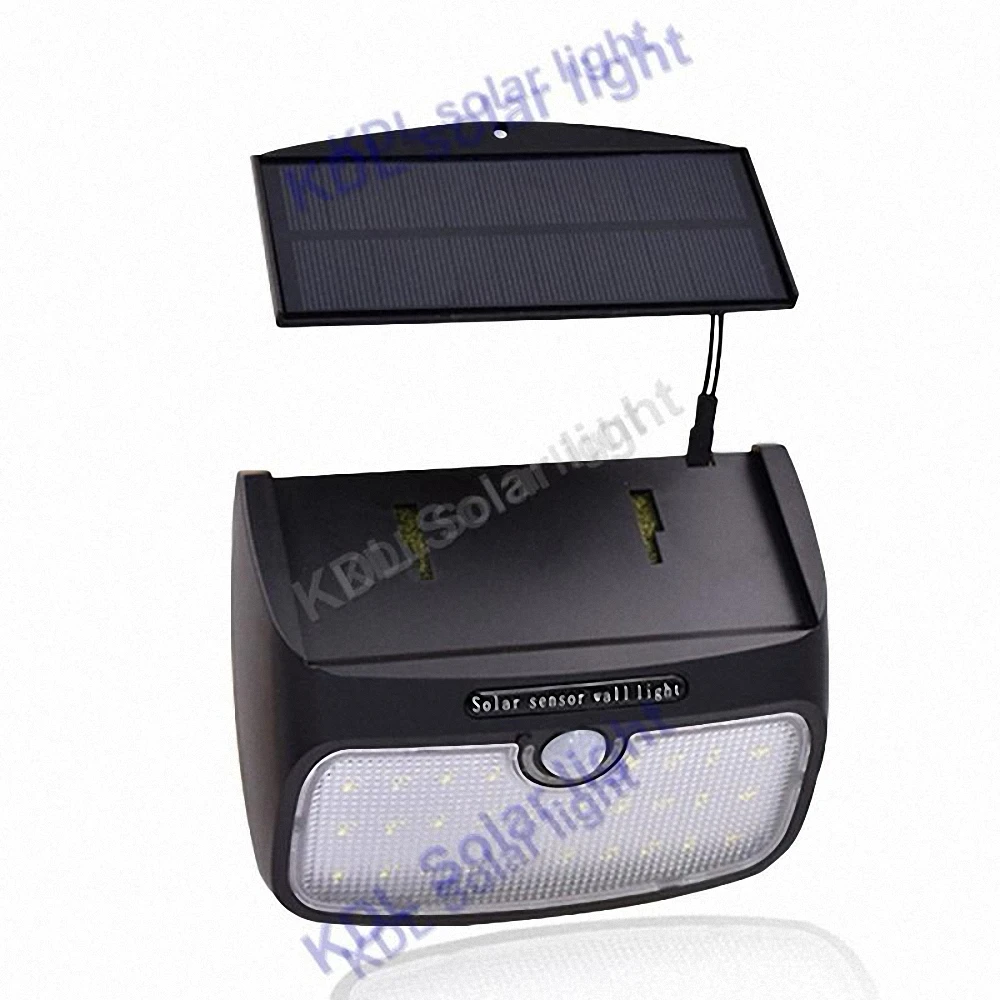 

3pcs/lot detachable Solar Light Recharge 38/48 Leds PIR Motion Sensor Solar Lamp Outdoor Garden Lamp Decoration Night Security W