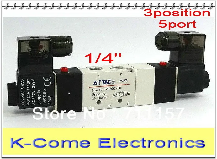 2 Position MettleAir 4V420-15-DC24 Double Solenoid Valve 24V Pack of 10 1/2 NPT 1/2 NPT 4V420-15-DC24-10PK Pack of 10 DC 4 Way 2 Position MettleAir 4V420-15-DC24 Double Solenoid Valve 24V Pack of 10 1/2 NPT 1/2 NPT 4V420-15-DC24-10PK Pack of 10 DC 4 Way