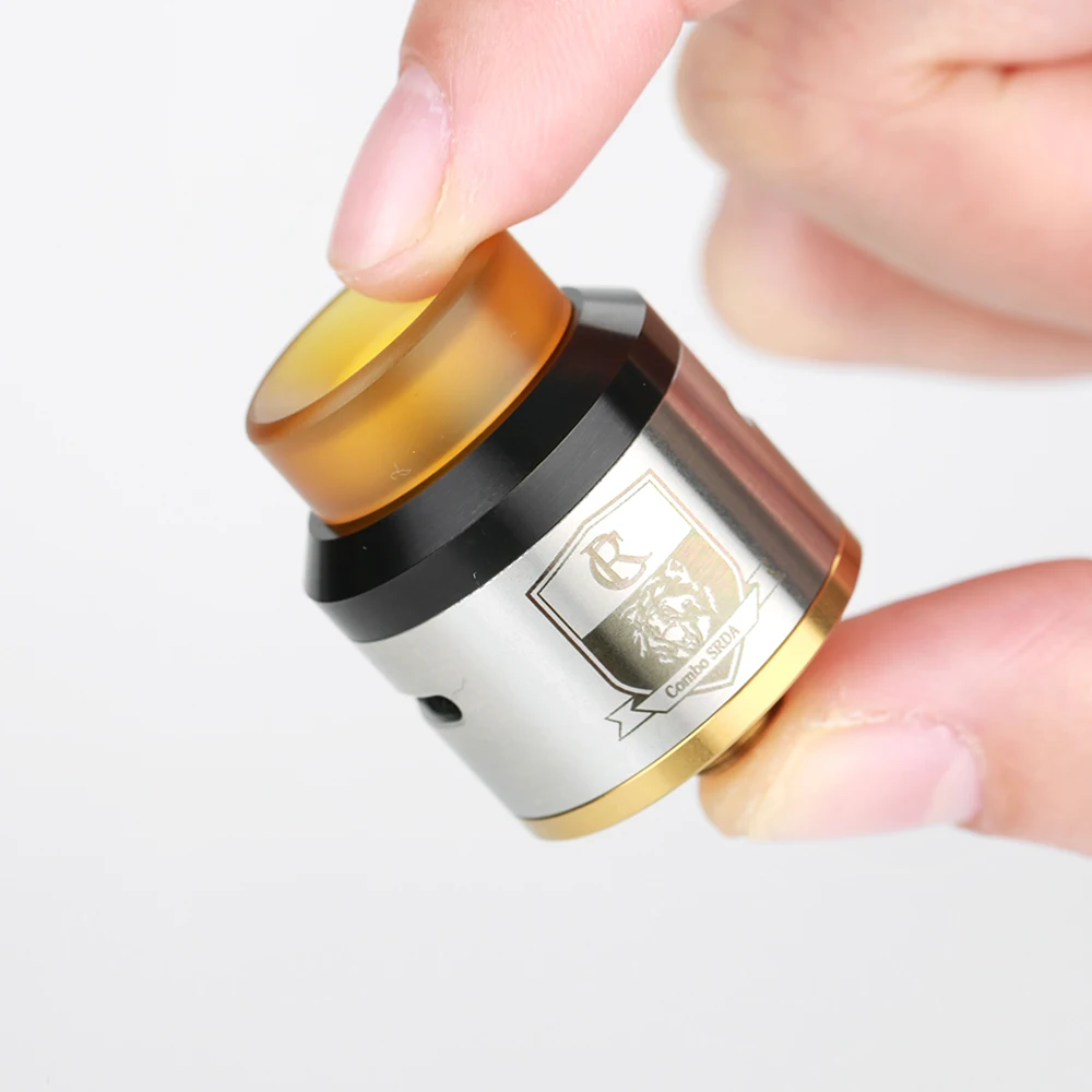 

Original IJOY COMBO SRDA pre bobina RDA con Control aire lateral y 810 Ultem Punta de goteo para Squonk MOD e-cig tanque