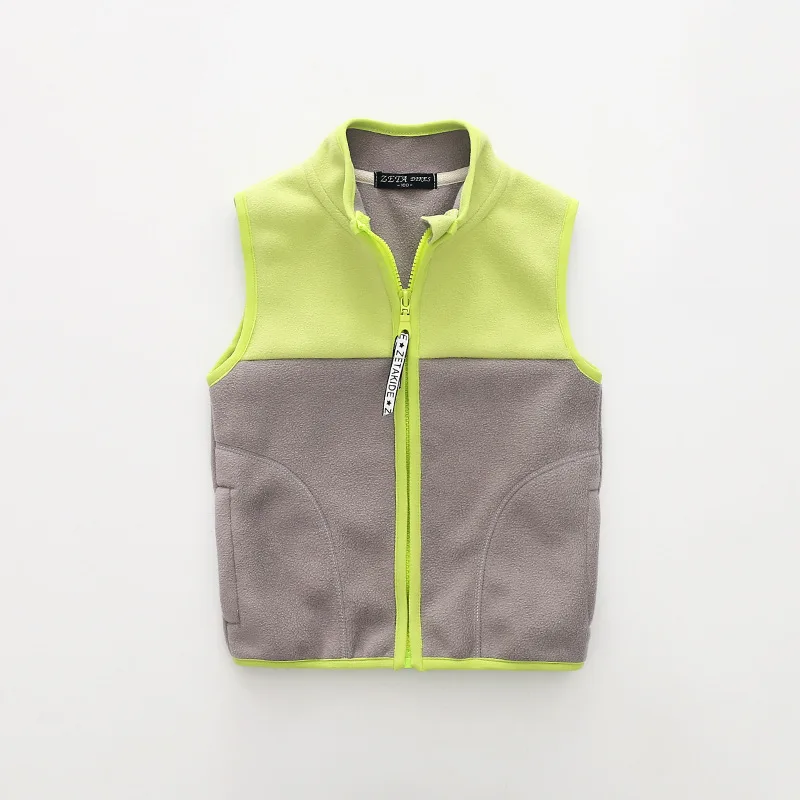

New Autumn Kids Vest Waistcoat Double Side Fleece Vest for Girls Vest for Boys Kids Outwears Coats Toddler Girl Winter Clothes