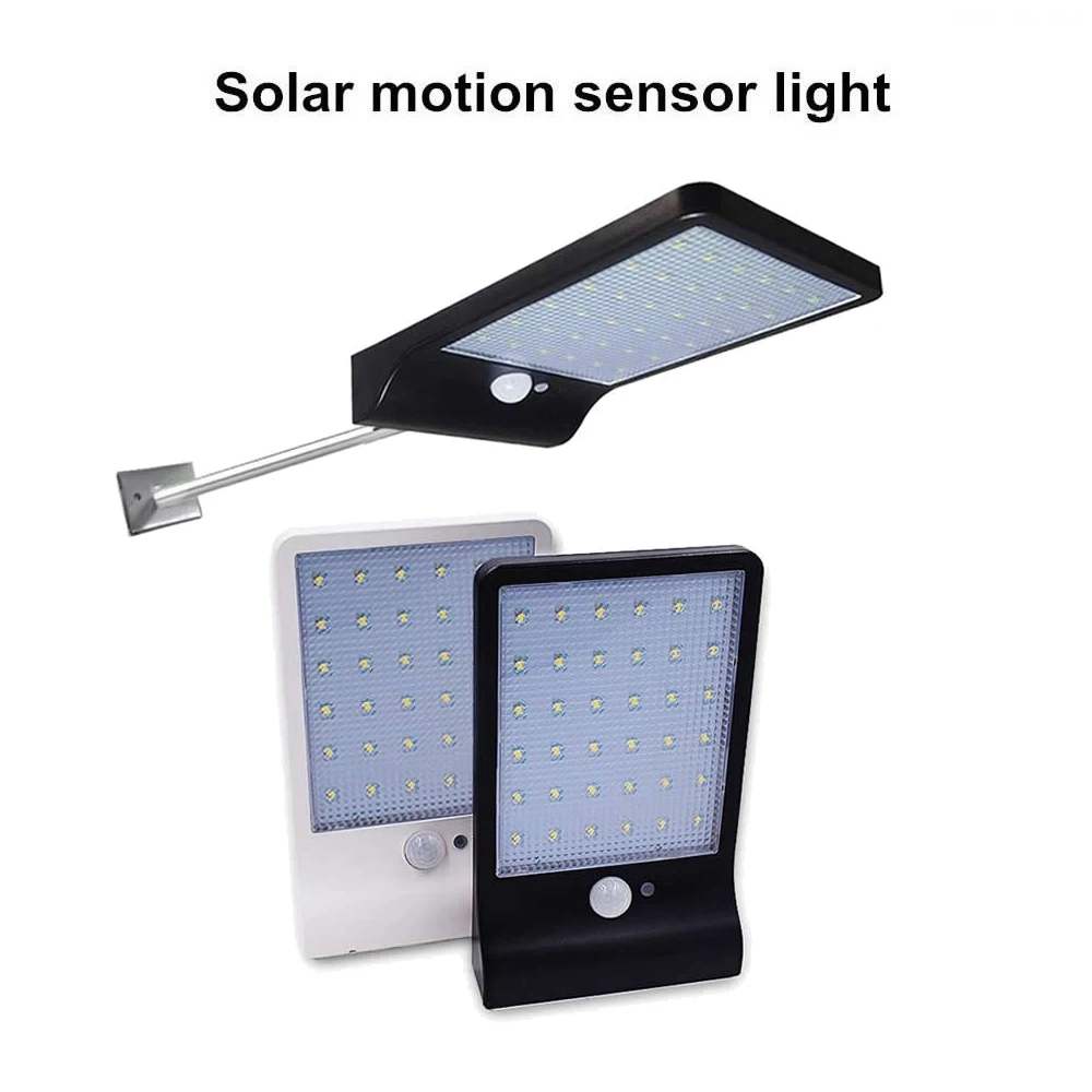 

Aluminum pole 48/36 LED 3 mode Outdoor Waterproof Motion Sensor Solar lamp solar Light garden lights spotlights floodlights yard