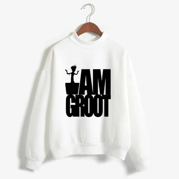 

Women T-shirt Cartoon Baby Pop Groot Printed Shirts Funny I AM GROOT Fashion Tshirt Vogue T Shirt Sweatshirts Plus Size Tops Tee