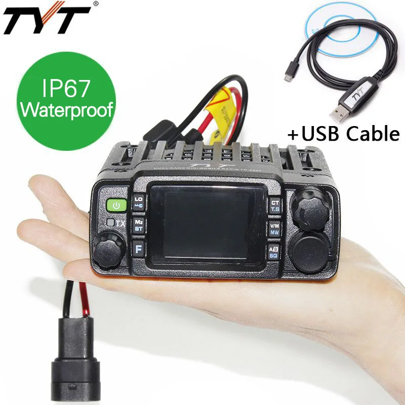 TYT TH 8600 IP67 Водонепроницаемый мини мобильный автомобильный радиоприемник