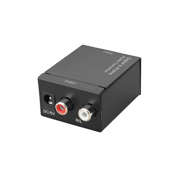 

Analog To Digital Audio Adapter Analog Stereo To Digital Optical Coax Audio Converter - 48kHz Sampling Rate - S/PDIF & TOSLink
