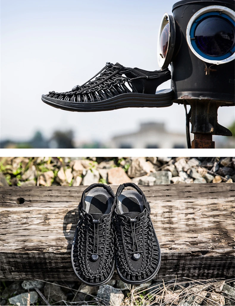 Brand Duty-Free Sandals Big Size37-45 Shoes Men Casual Band Rome Style High Top Summer Breathable Sandalias Mens Shoe (14)