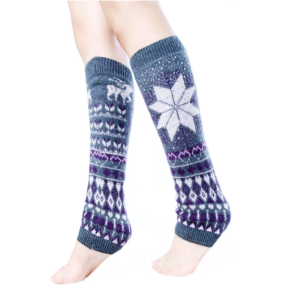 KANCOOLD Women's Socks Autumn Snow Deer Cable Knit Leg Warmers Hosiery Comfortable Breathable Cotton Socks Mar21 KANCOOLD Women's Socks Autumn Snow Deer Cable Knit Leg Warmers Hosiery Comfortable Breathable Cotton Socks Mar21