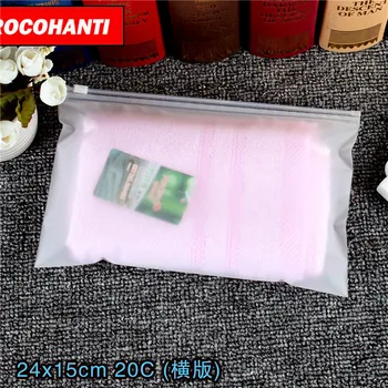 

1000x MultiFunctional frosted bikini bag printing plastic slide zip lock underwear bikini packing bag PVC frosted swimming bag