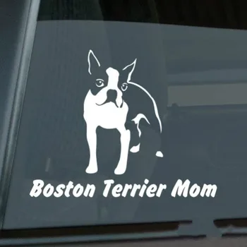 

Boston Terrier Mom Sticker Die Cut Vinyl Car decal Size(inch): 6.00 x 4.73