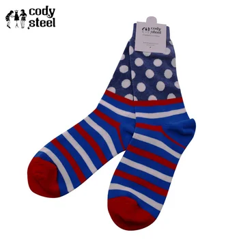 

6pieces=3pair/lot Fashion Socks For Men Stripe Long Tube Man Cotton Socks Breathable Comfortable Male Casual Socks