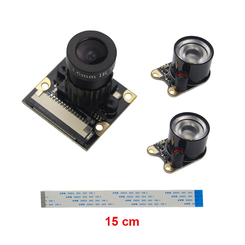 5 мегапиксельная камера Raspberry Pi 4 фокусная регулируемая ночного видения + ИК