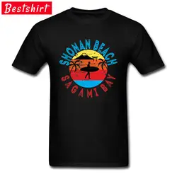 Shonan пляж Гавайи сёрферная футболка закат Безрукавка-рубашки для мужчин Неон Радуга Ретро индивидуальный Captain spaulding футболка