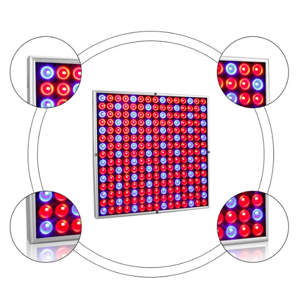 Растительный свет, светодиодный свет для выращивания растений, энергосберегающая световая панель для проращивания, красный, синий, полный