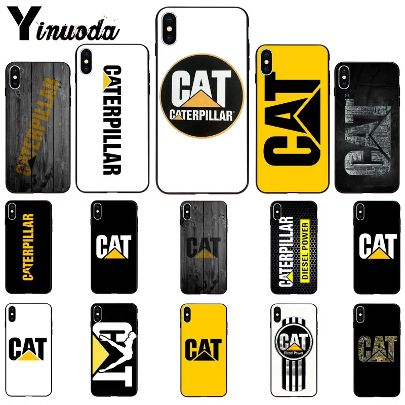 

Yinuoda Caterpillar 3 Pattern TPU Soft Phone Accessories Cell Phone Case for iPhone 5 5Sx 6 7 7plus 8 8Plus X XS MAX XR