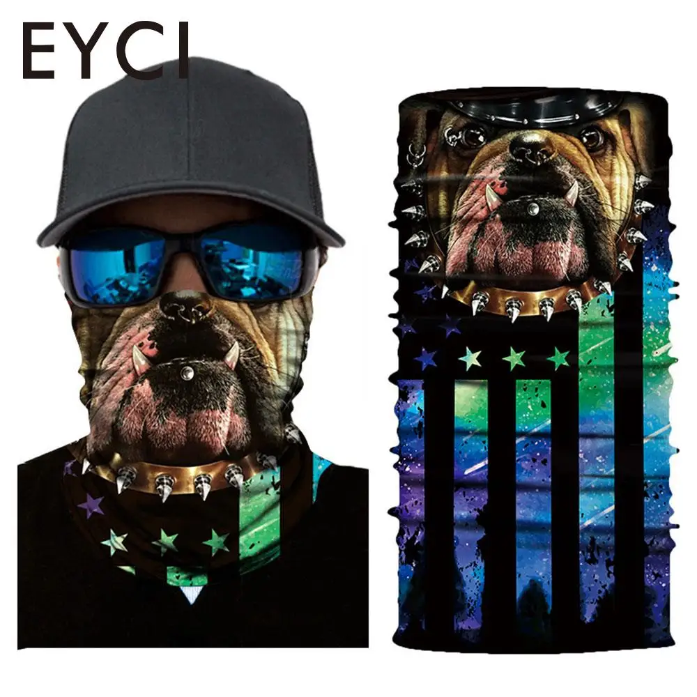 

3D Animals Bandana Cycling Mask Outdoor Sport Headband Motorcycle Mask Magic Scarf Riding Mask Multi-Function