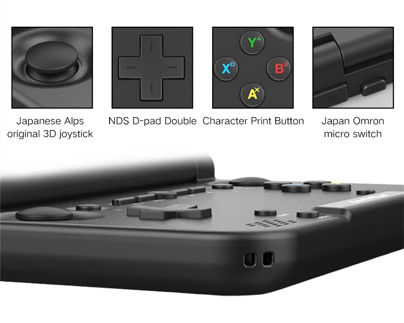 US $242.55 Android 70 CPU MT8176 Hexacore 4G32G 5 inch IPS screen Handheld Game Console For N64 For PSP For PS1 For DC For MAME Games