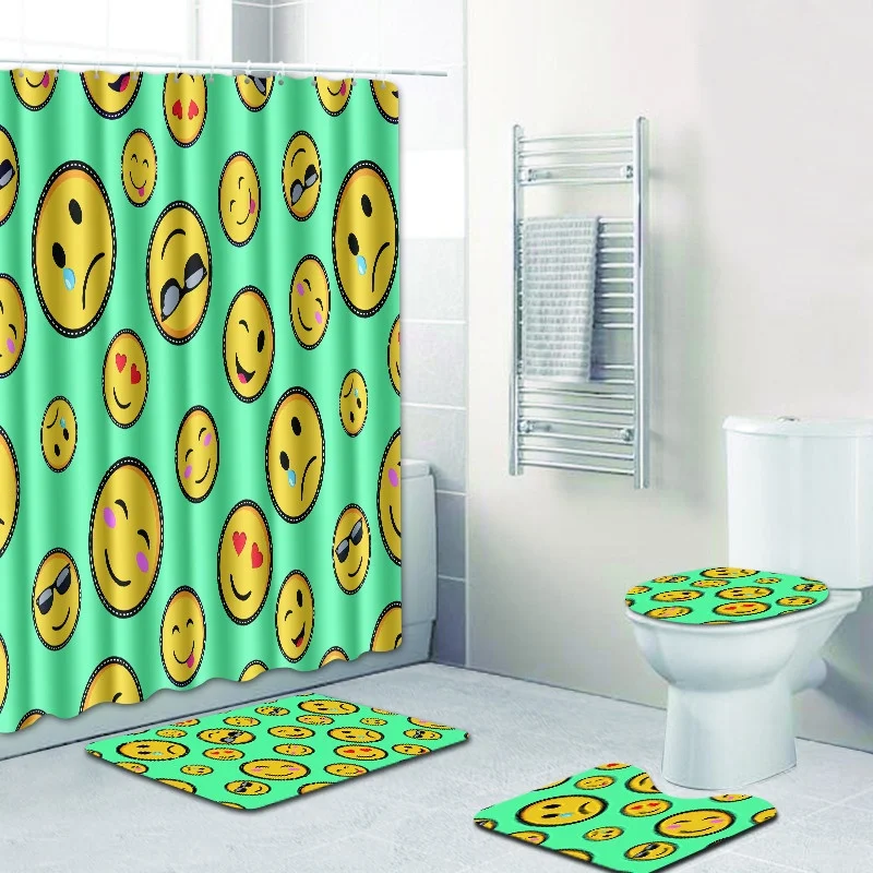 Бесплатная доставка 4 шт. коврики для ванной комнаты Нескользящие Tapis Salle De Bain Alfombra