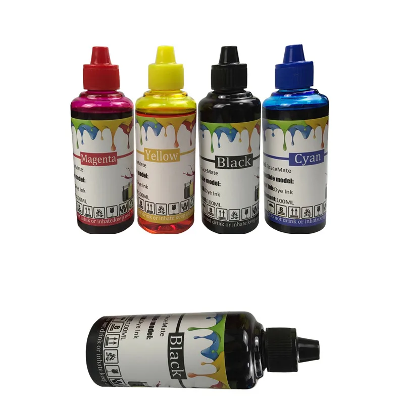 

1 set + 1 Black Universal Refill Ink kit For Canon PG 440 CL 441 PIXMA MG2180 MG3180 MG4180 MG3640 MG4280 MX378 inkjet printer