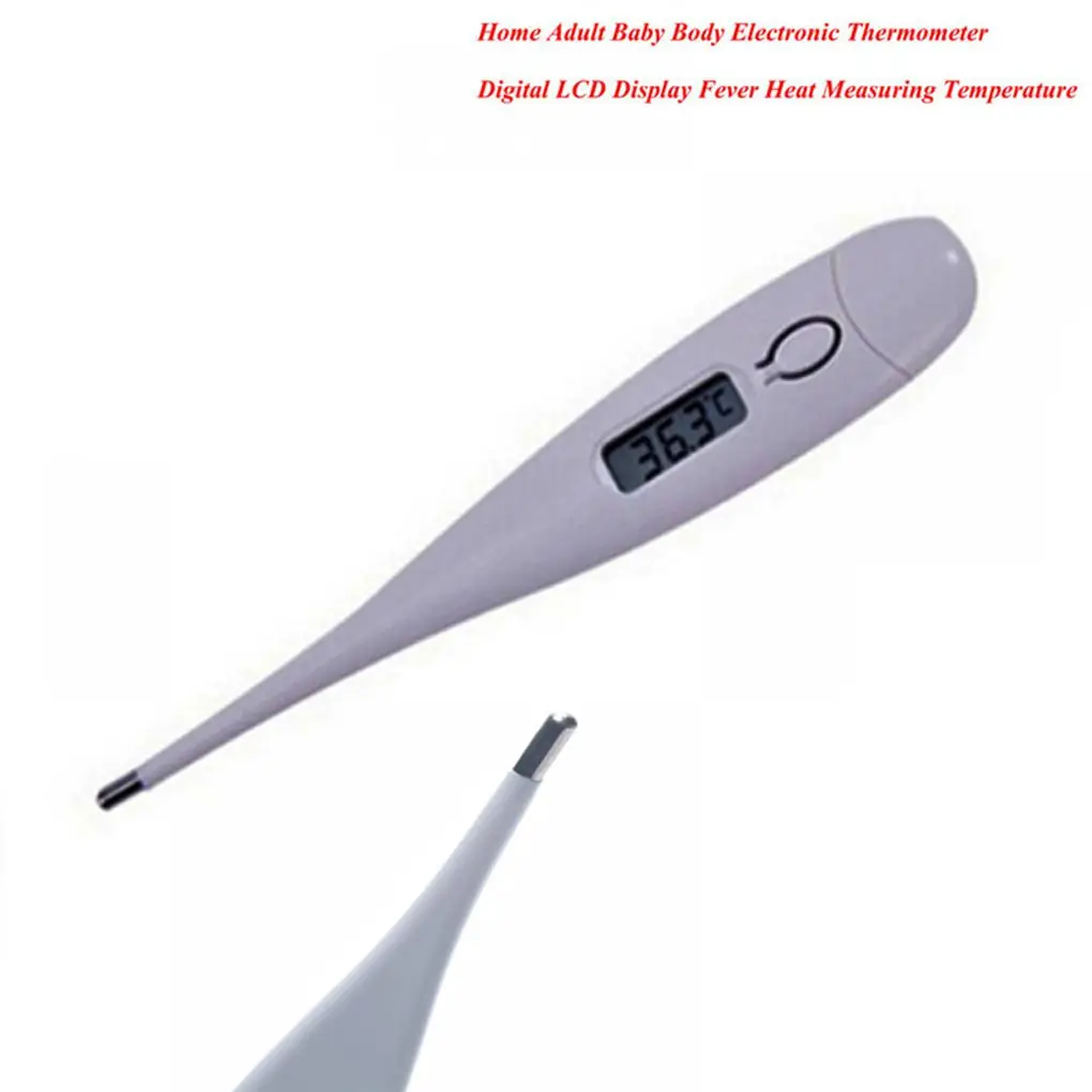 Home Human Adult Baby Body Electronic Thermometer Digital LCD Display Fever Heat Temperature Meter