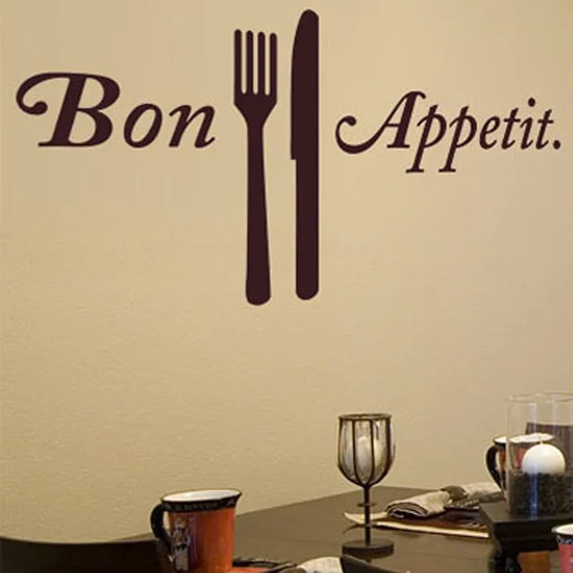 Best Offers Self Adhesive Wall Paper French Wall Sticker Bon Appetit Dining Room Wall Art Decals Best Offers Self Adhesive Wall Paper French Wall Sticker Bon Appetit Dining Room Wall Art Decals