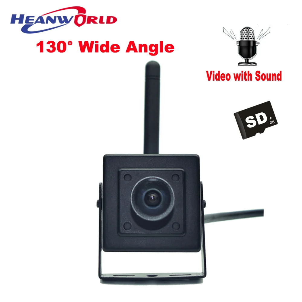 Беспроводная IP-камера HD 720P Wi-Fi широкоугольная мини-камера 130 градусов сетевая Micro