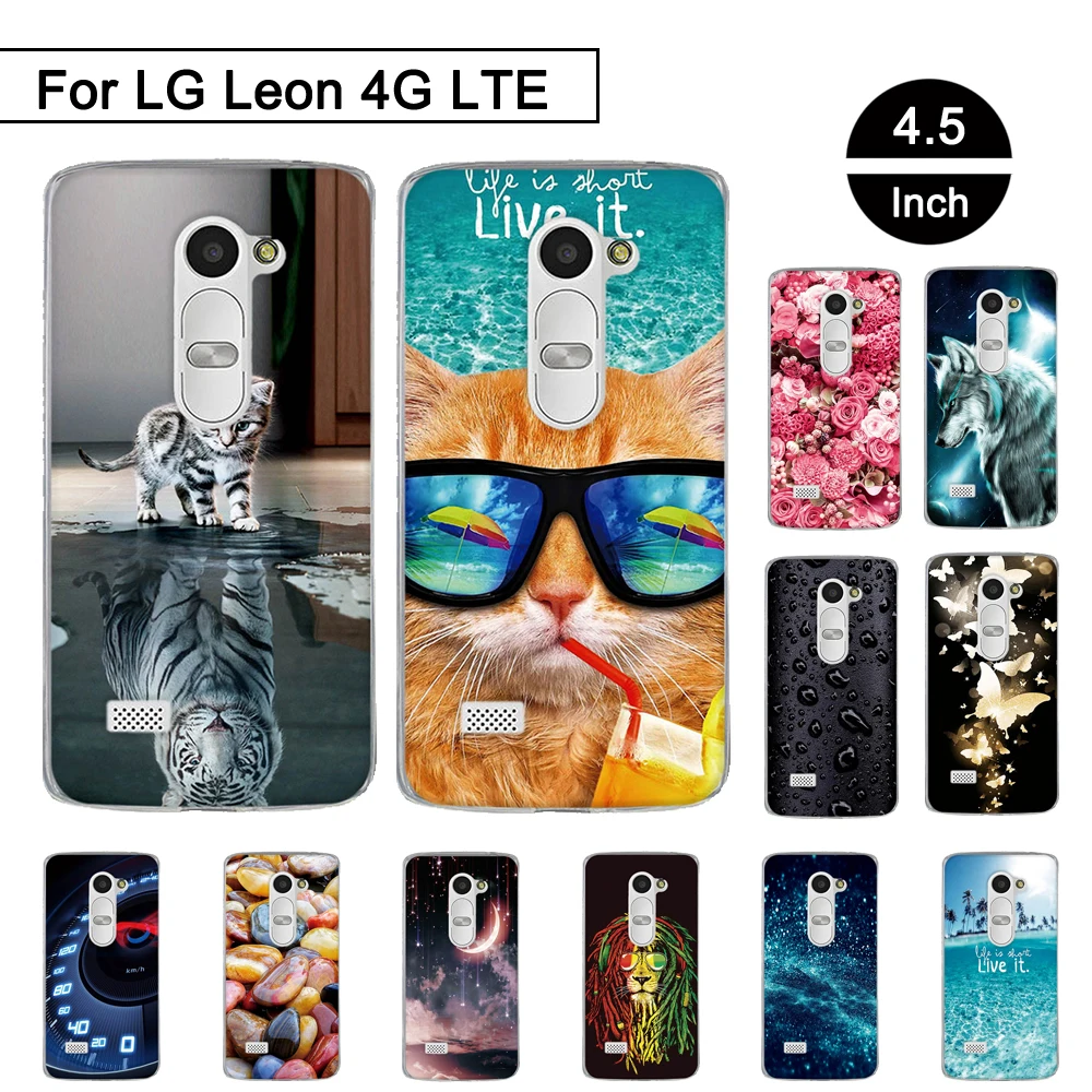 

Painted Pattern Case For LG Leon 4G LTE C40 H340N 4.5" Ultra Thin Silicon Back Phone Cover For LG Leon 4G LTE C40 H340N TPU Case
