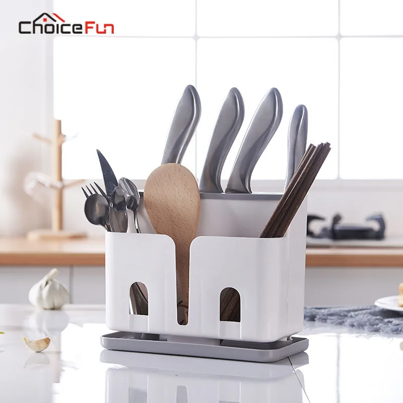 CHOICE FUN Multifunction Plastic Table Fork Spoon Tableware Knife Rack Stand Kitchen Holder For Drawer | Дом и сад