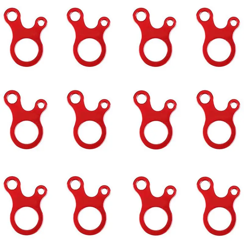 

Aluminum Alloy Cord Adjuster Tent Tensioners Rope Adjuster for Tent Hiking Camping (Snail Shape) 12 Pack