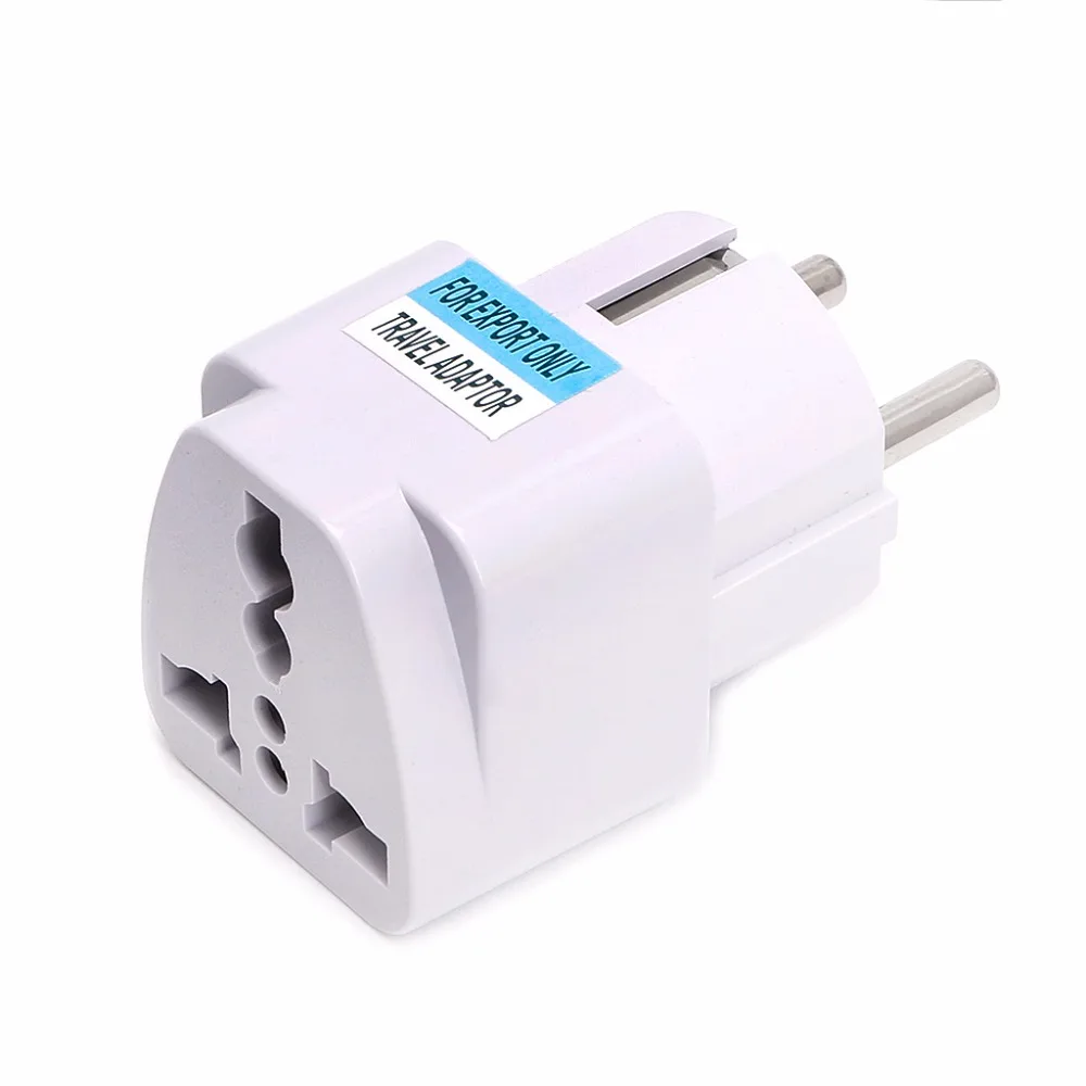 10A European EU Plug Adapter Japan China American Universal UK US AU To EU AC Travel Power Adapters Converter Electrical Charger