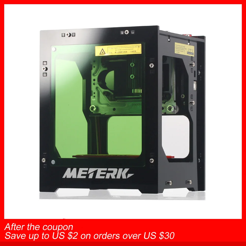 

1500mW Mini DIY Laser Engraving Machine Wireless Bluetooth Print Engraver Bluetooth 4.0 for USB Connection for PC Rapid Speed