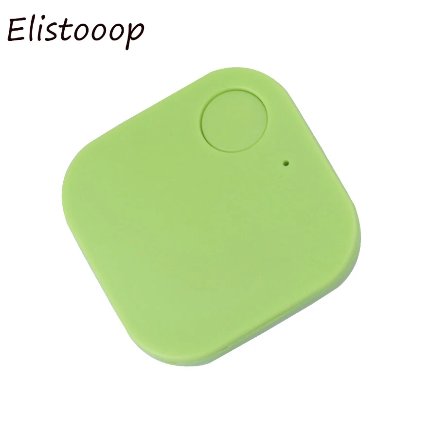 Elistoooop, умный мини Bluetooth трекер, сумка для автомобилей, кошелек, ключ, gps, беспроводной, защита от потери, умный искатель, для детей, домашних животных, пожилых, для iPhone - Цвет: Зеленый