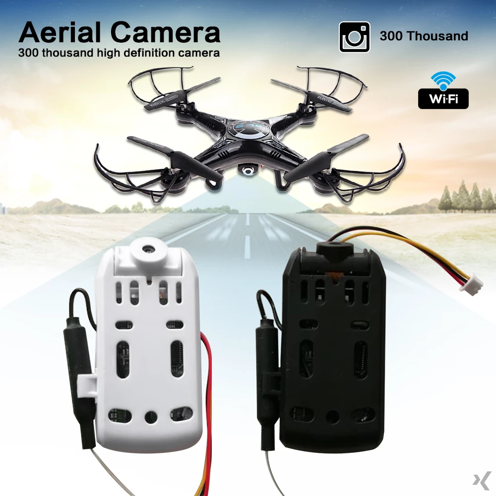

Cewaal Image Transmission RC Quadcopter Part HD 0.3MP Aerial Camera for SYMA X5 X5C FPV real-time Drone Accessories