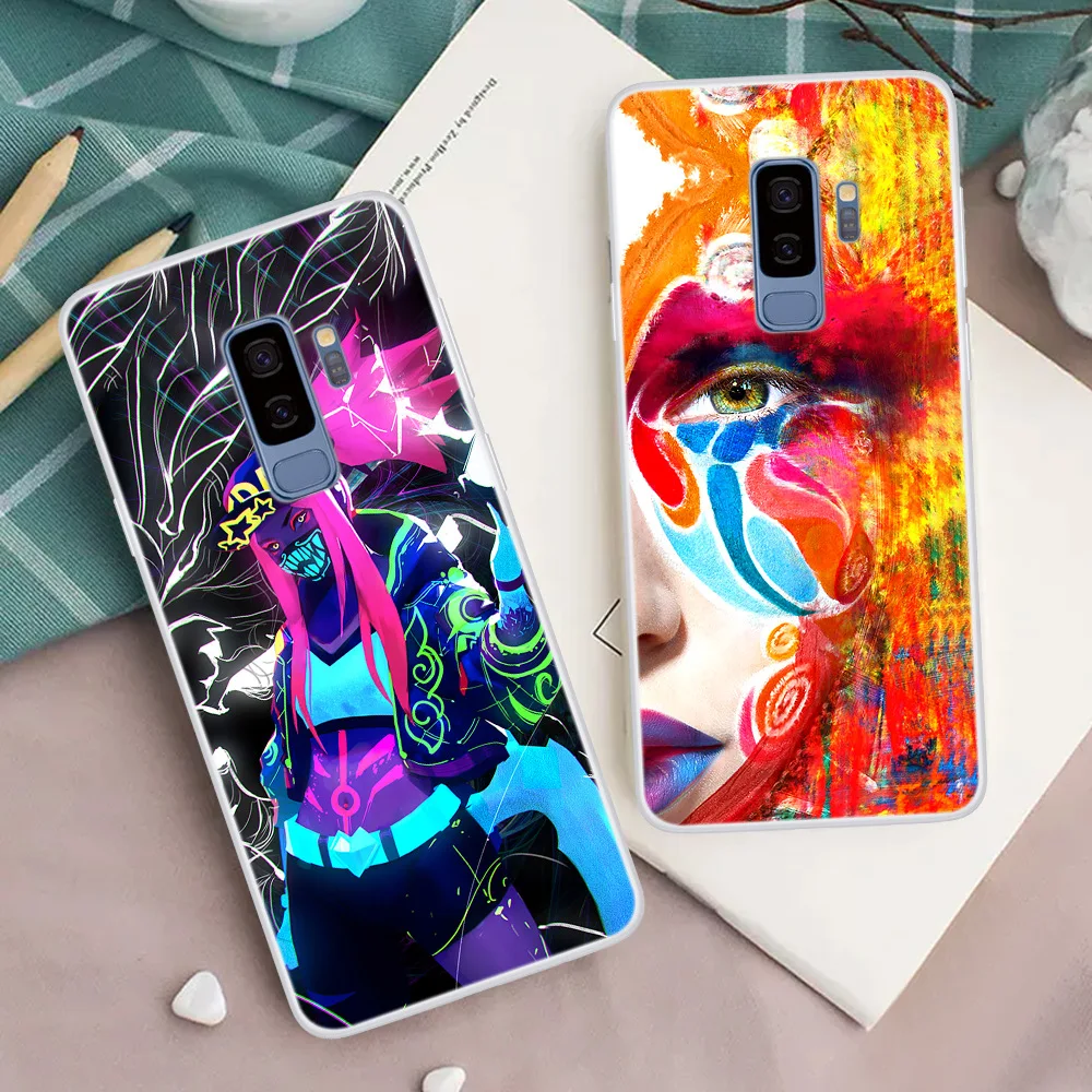 Мягкий чехол из ТПУ для Samsung Galaxy S9 Plus с рисунком мягкий силиконовый бампер S 9 PLUS