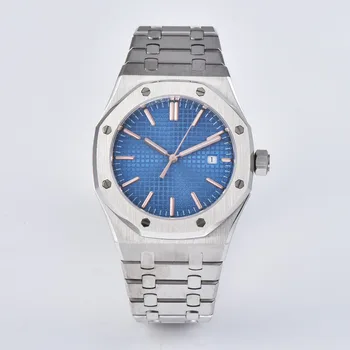 

sapphire crystal automatic watch 41mm stainless steel bracelet and case movement brushed case 8 style J456