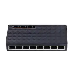 Сетевой коммутатор 8 Порты 10/100 Мбит/с Fast Ethernet RJ45 Desktop Switcher концентратор Lan MDI Full/полудуплекс exchange адаптера Ethernet