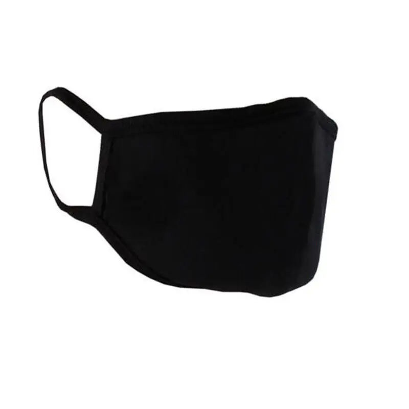 1 шт Женская и мужская черная маска черная зимняя теплая Рот Анти-пыль маска респиратор для использования на открытом воздухе маска