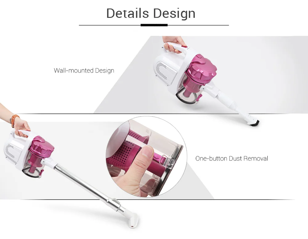 ZEK ZC1018 Cordless Rechargeable Handheld High-power Vacuum Cleaner